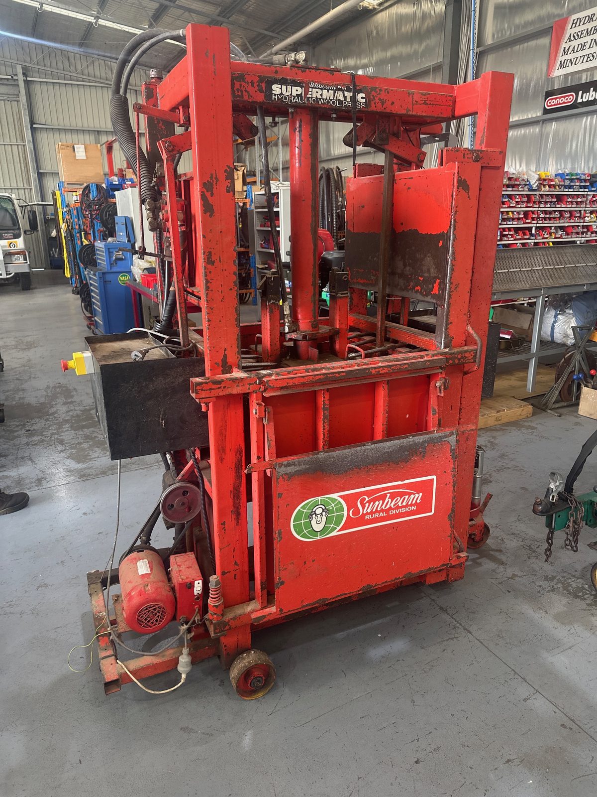 Sunbeam wool press